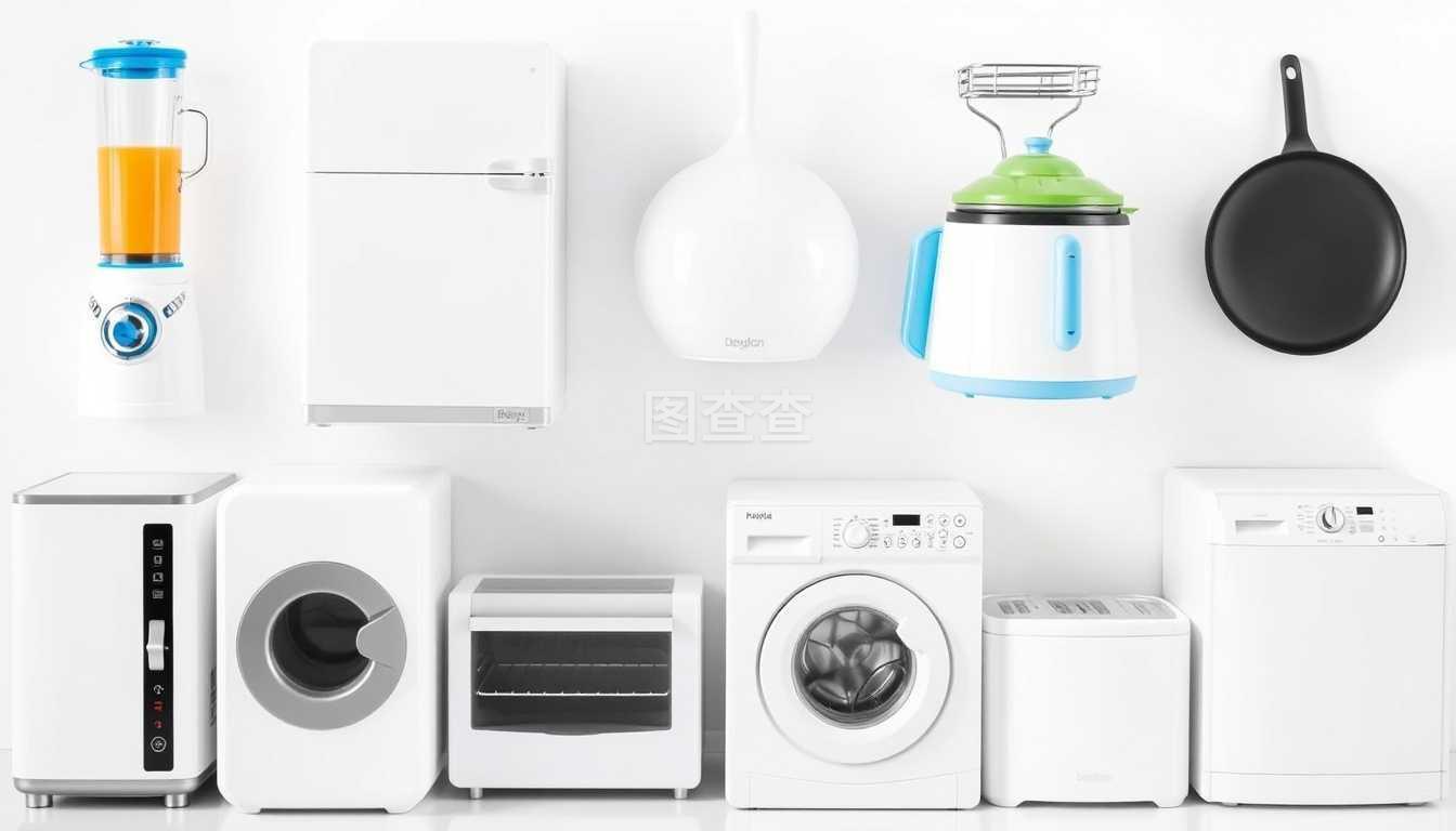 9款精美家用電器圖標(biāo)矢量素材_生活百科_懶人圖庫(kù)